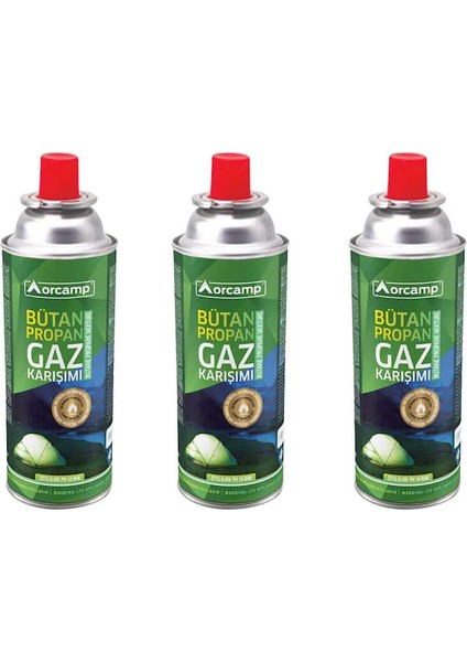 227 Gram Valfli Gaz Ocak Kartuşu 3 Adet