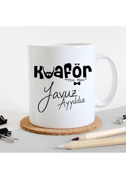 Erkek Kuaförleri Için Hediyelik Kupa Bardak