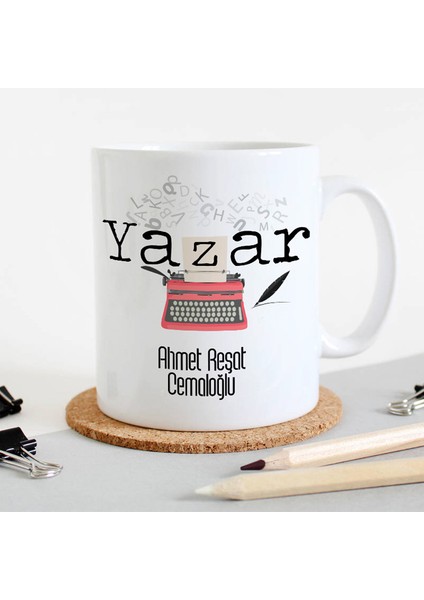 Yazarlara Hediye Kupa Bardak