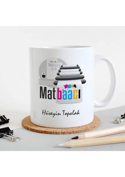 Matbaacıya Hediye Kupa Bardak
