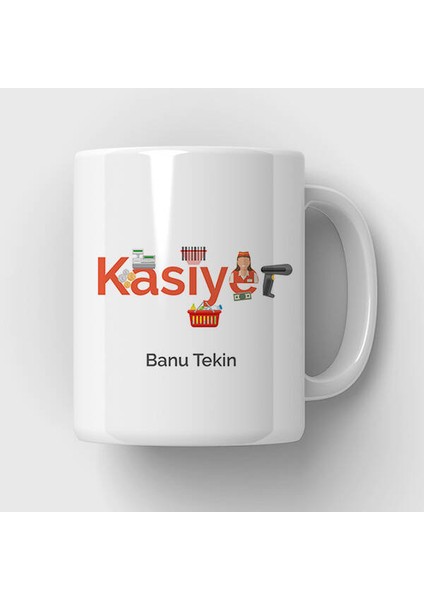 Kasiyere Hediye Isme Özel Kupa Bardak