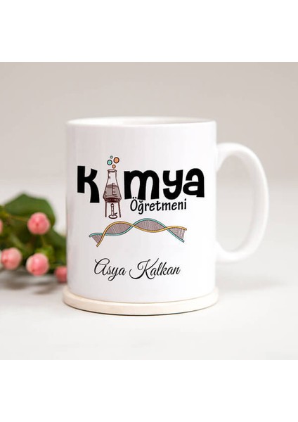 Kimya Öğretmenine Hediye Kupa Bardak