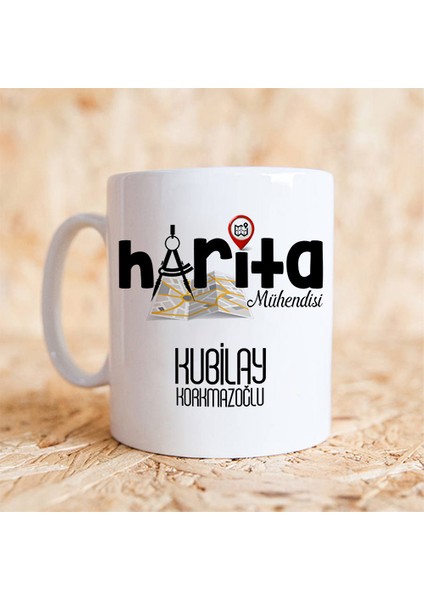 Harita Mühendislerine Özel Kupa Bardak