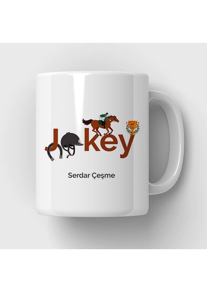 Jokeylere Özel Kupa Bardak