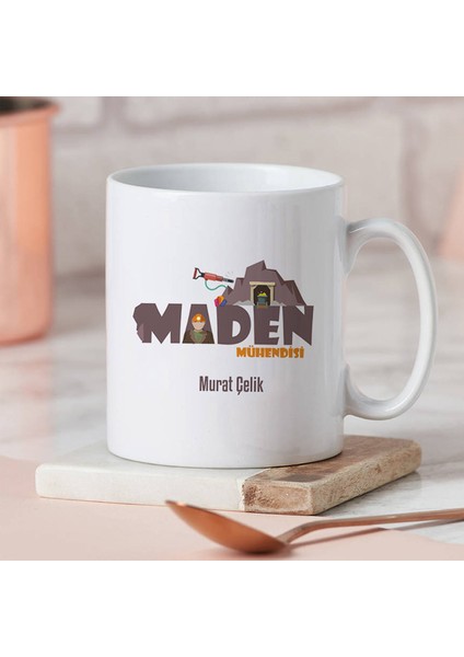 Maden Mühendislerine Özel Kupa Bardak