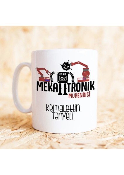 Mekatronik Mühendisine Hediye Kupa Bardak