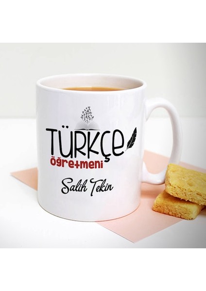 Türkçe Öğretmenine Hediye Kupa Bardak