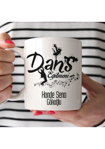 Dans Hocasına Hediye Kupa Bardak