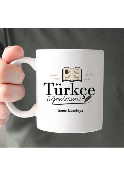 Türkçe Öğretmenlerine Hediye Kupa Bardak