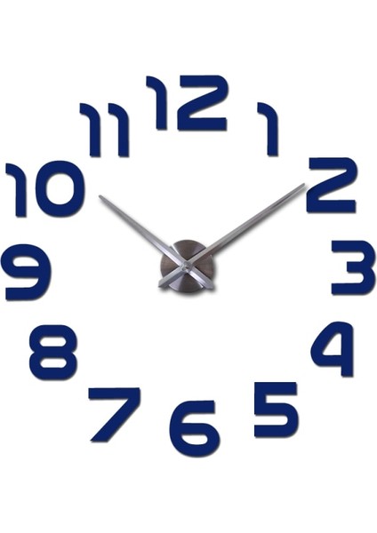 Moda 3D Duvar Saati Modern Diy Saatler Oturma Odası Büyük Dekoratif Horloge Murale Çıkartmaları (Yurt Dışından)