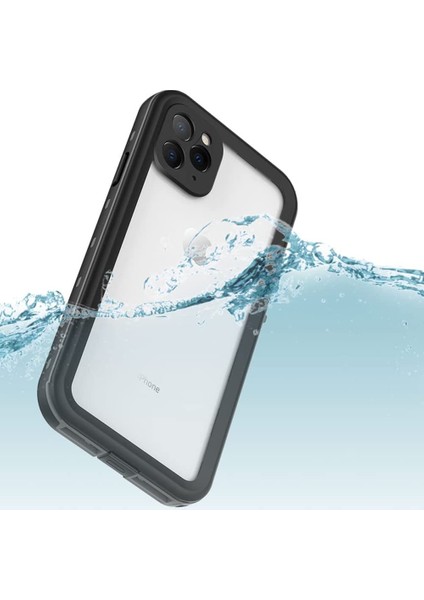 iPhone 11 ile Uyumlu Su Geçirmez Kılıf IP68 Sertifika Waterproof 1 Saat 2 Metre Su Sızdırmaz