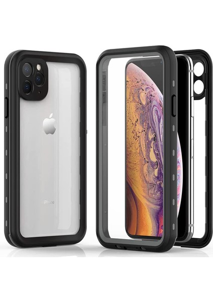 iPhone 11 ile Uyumlu Su Geçirmez Kılıf IP68 Sertifika Waterproof 1 Saat 2 Metre Su Sızdırmaz