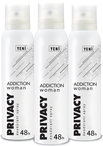 Woman Addiction Kadın Deodorant 3x150ml