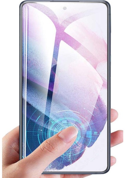 Galaxy S23 Plus Uyumlu Tam Yapışan Eğimli Cam Ekran Koruyucu