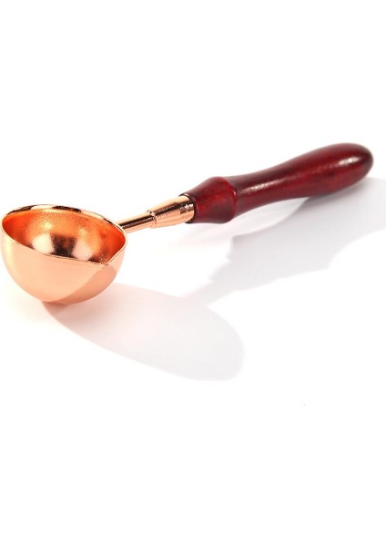 Ahşap Saplı Retro Mum Mühürü Eritme Kaşığı Rose Gold modelleri