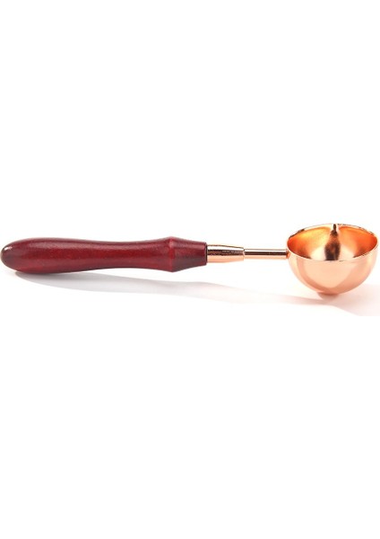 Ahşap Saplı Retro Mum Mühürü Eritme Kaşığı Rose Gold fırsatları