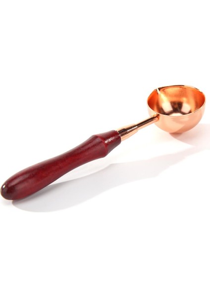Ahşap Saplı Retro Mum Mühürü Eritme Kaşığı Rose Gold indirimleri