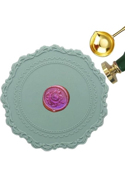 Mühür Mumu Döküm Silika Jel Baskı Ped Yapışmayan Yeşil Silikon