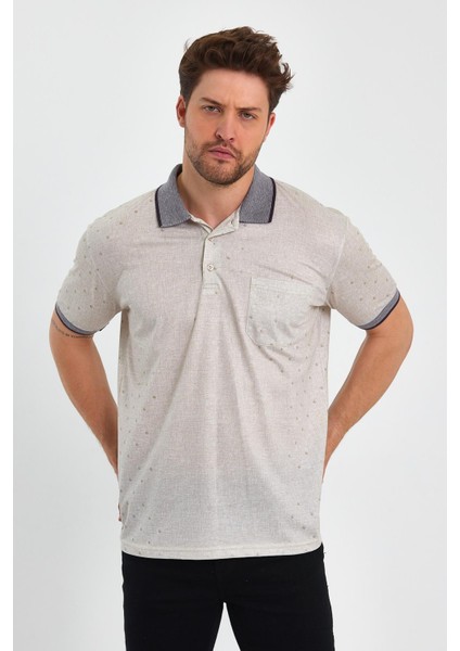 Desenli Polo Yaka T-Shirt (1043)