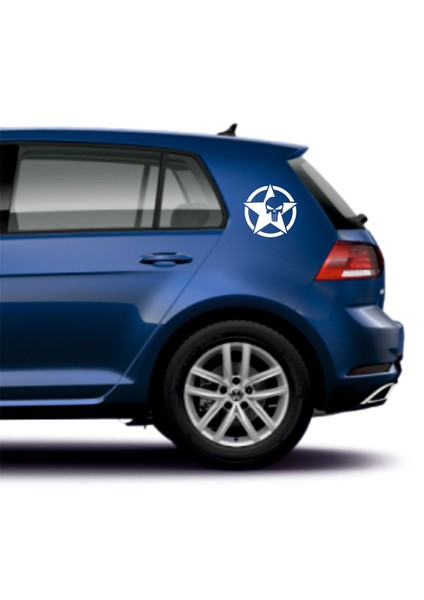 Army Star Punisher Detaylı Sticker (Model1) fiyatları