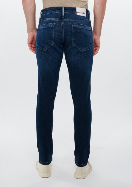 Erkek James Murekkep Vintage Mavi Premium Jean Pantolon 0042482290