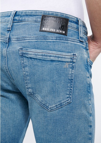 Erkek JAKE Eskitilmiş Mavi Pro Jean Pantolon 0042283801