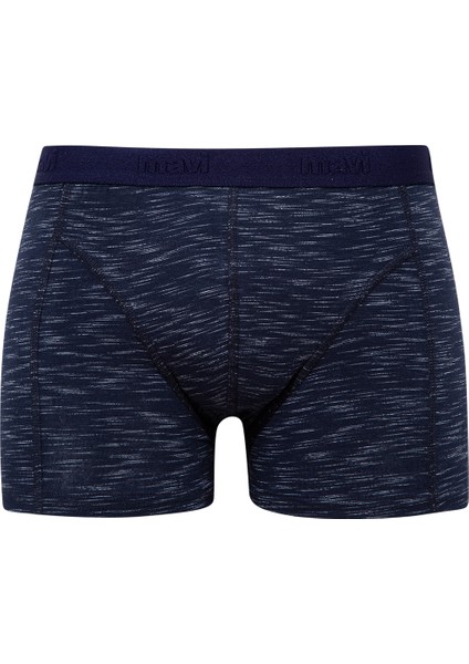 Erkek Baskılı Lacivert Boxer 091693-28417