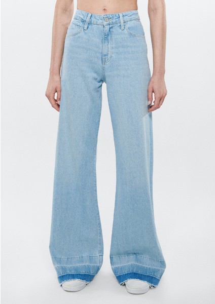 Kadın FLORIDA Maviterranean Açık Mavi Jean Pantolon 1010381-85380 modelleri