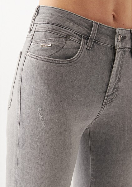 Tess Açık Gri Gold Premium Jean Pantolon