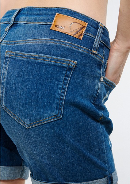 Kadın Pixie Vintage Jean Şort 1437026053