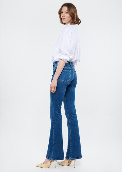 Kadın Sydney Indigo Gold Jean Pantolon 1081182193
