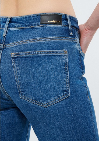 Kadın Sydney Indigo Gold Jean Pantolon 1081182193
