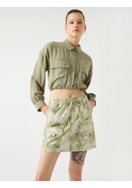 Kargo Etek Beli Bağcıklı Büyük Cep Detaylı Pamuklu fiyatları