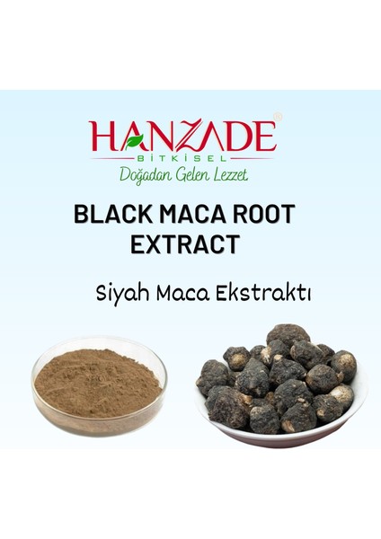 Black Maca Root Powder Extract Lepidium Siyah Maka Kökü Tozu Ekstraktı Lepidyum 500 gr
