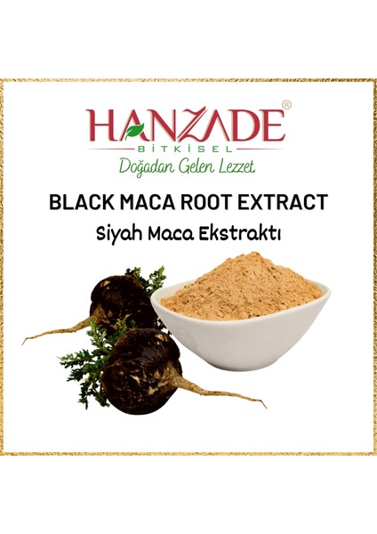 Black Maca Root Powder Extract Lepidium Siyah Maka Kökü Tozu Ekstraktı Lepidyum 500 gr