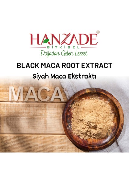 Black Maca Root Powder Extract Lepidium Siyah Maka Kökü Tozu Ekstraktı Lepidyum 500 gr