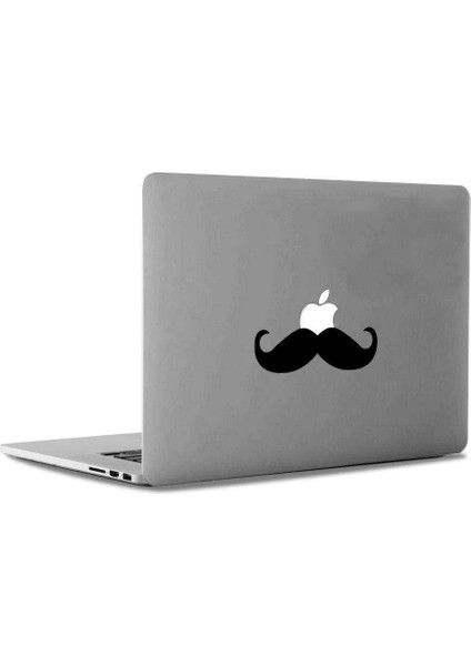 Bıyık Tarz Mac Book Laptop Sticker, Etiket, Çıkartma