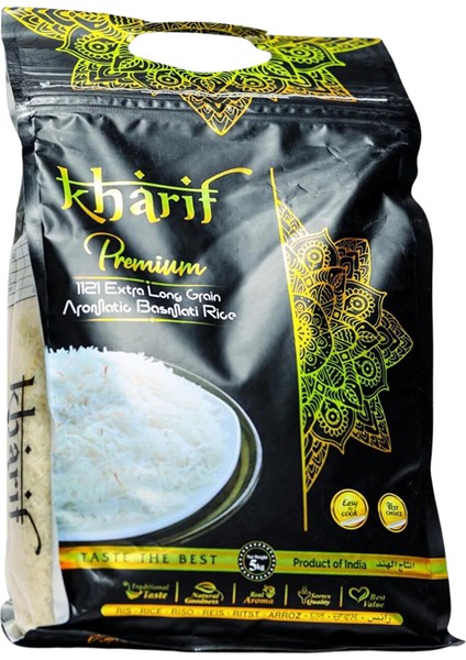 Premium Uzun Taneli Uzak Doğu Basmati Hint Iran Pirinci (5kg)