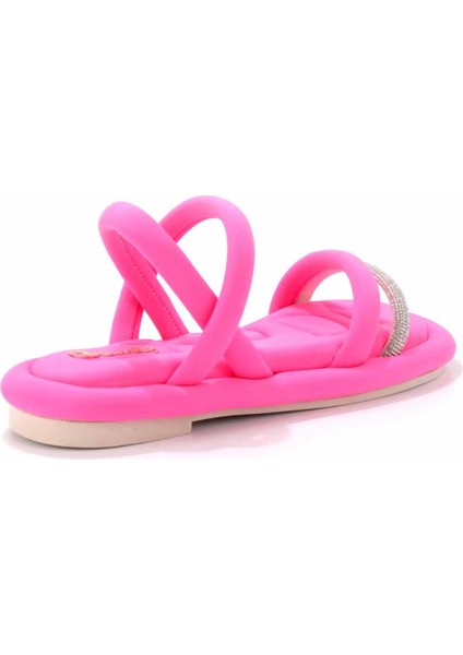 Fuşya Saten Kadın Sandalet K05362028038 fırsatları