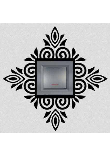 Dekoratif Çerçeve Priz Sticker Duvar Dekorasyon Çıkartma