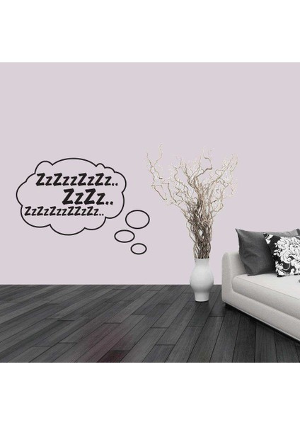 Uyku Balonu Silüeti Dekoratif Duvar Sticker, Çıkartma