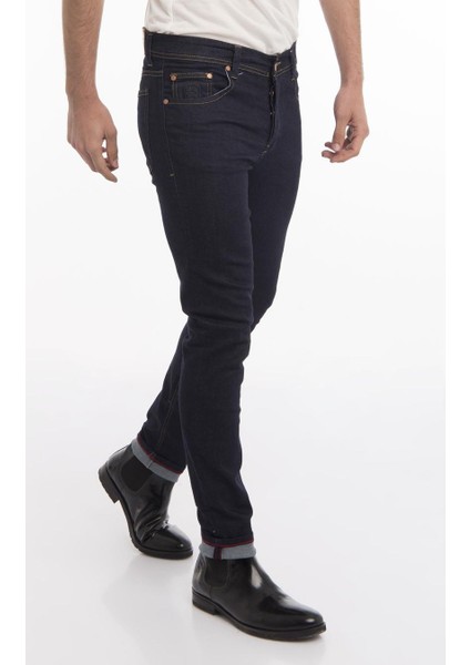 Erkek Slim Fit Likralı Jean Kot Pantolon