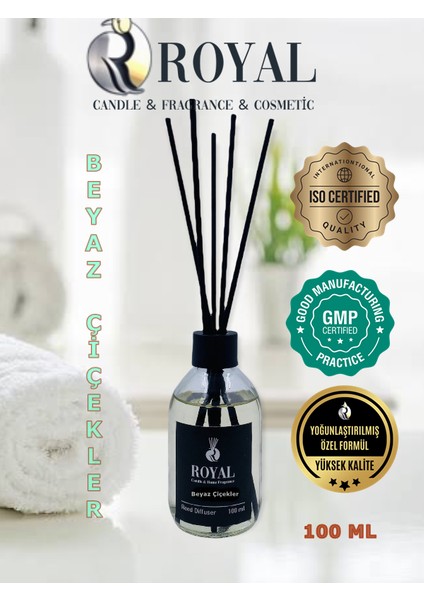 Beyaz Çiçekler Çubuklu Oda Kokusu 100 ml fiyatları