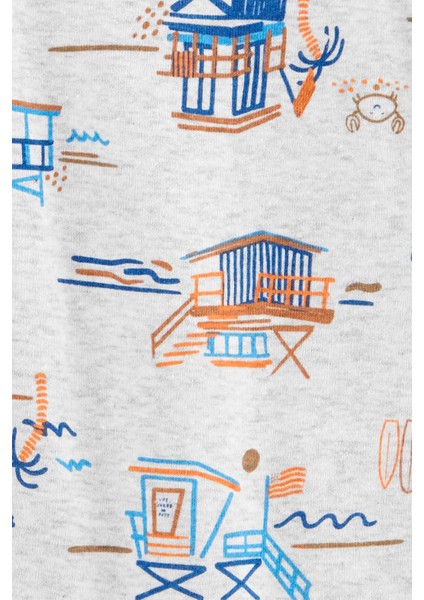 Erkek Bebek Tulum Set 3'lü Paket