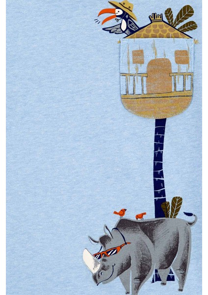 Küçük Erkek Çocuk Kısa Kollu Tshirt Mavi fiyatları