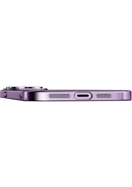 Apple iPhone 14 Pro Kılıf Sert Pc Renkli Çerçeveli Riksos Kapak