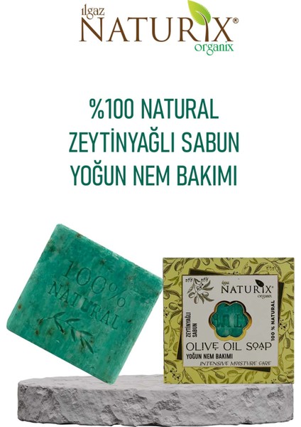 Natural Zeytinyağlı Sabun Cilt Ve Saç Sabunu Doğal Nemlendirici Arındırıcı 100 Doğal Olive Oil Soap