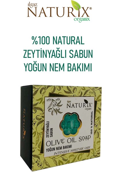 Natural Zeytinyağlı Sabun Cilt Ve Saç Sabunu Doğal Nemlendirici Arındırıcı 100 Doğal Olive Oil Soap