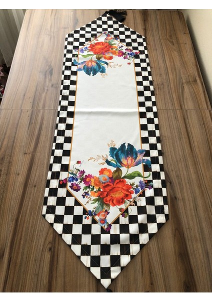 Çiçek Desenli Runner