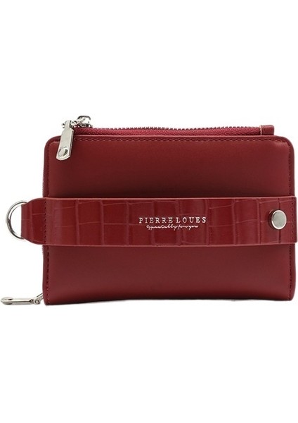 Cüzdan Basit Kadın Kısa Cüzdan Retro Debriyaj Çanta Kadın Modası (Yurt Dışından)